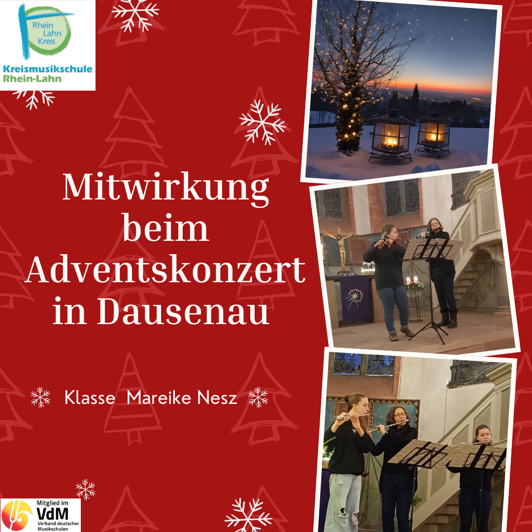 Mitwirkung Adventskonzert in Dausenau - 1