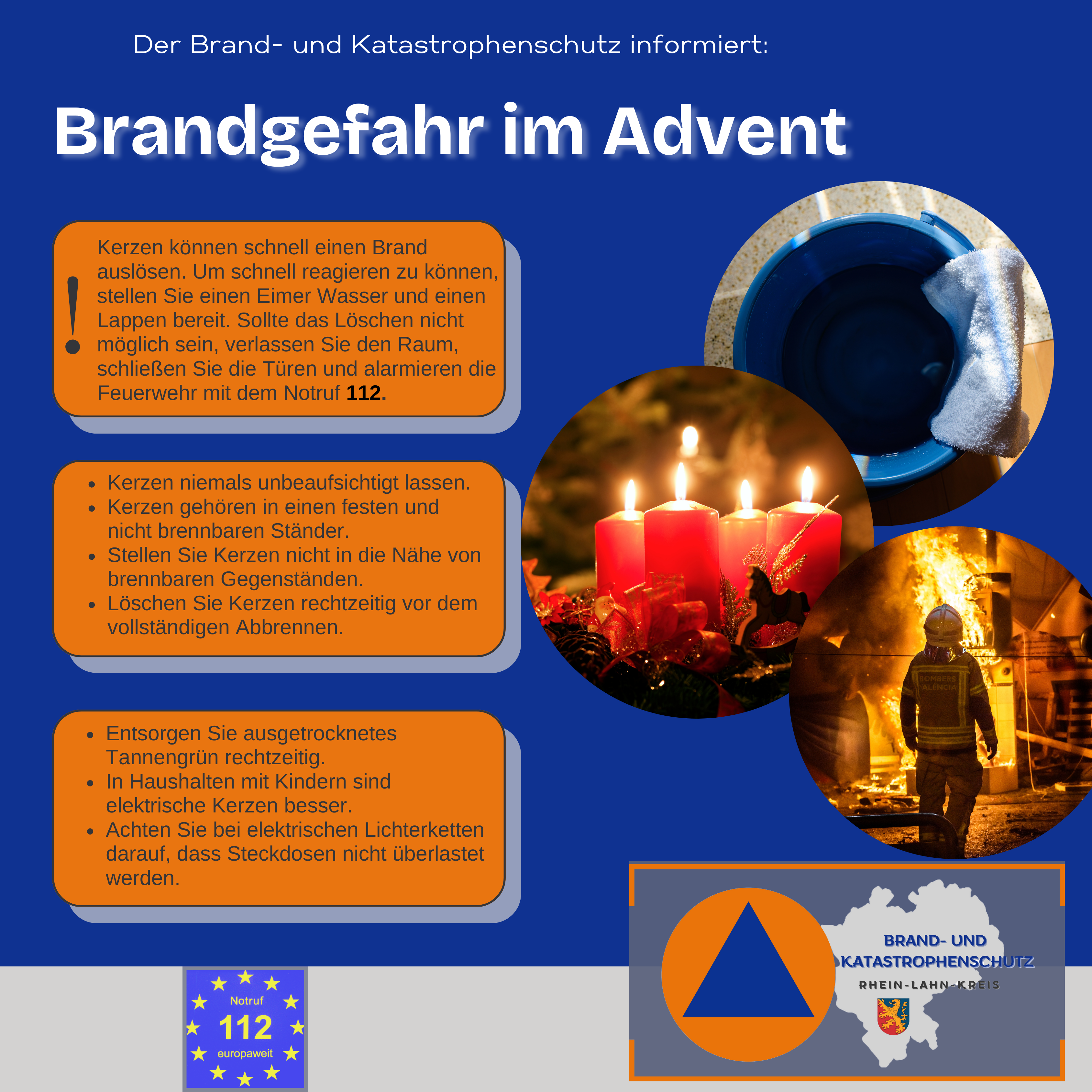 Brandgefahr im Advent - 1