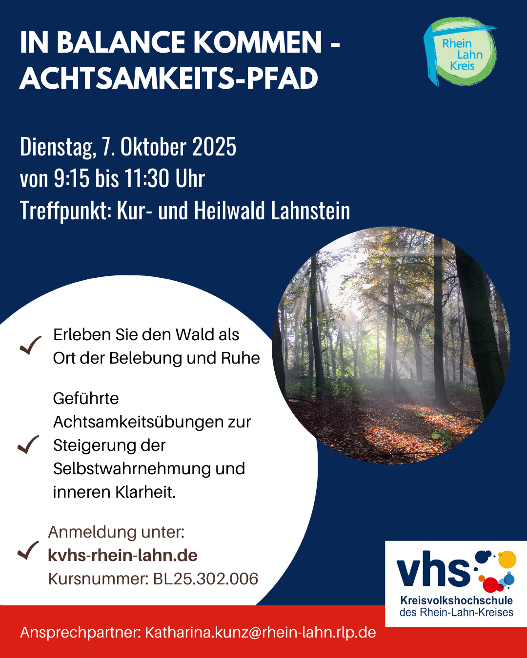 Lahnstein Pfad In Balance Angebot - 1