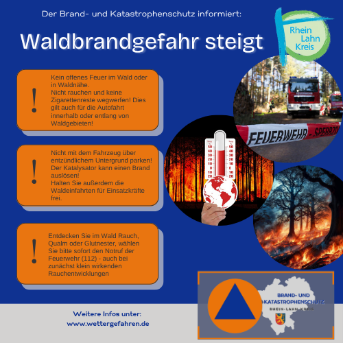 Waldbrandgefahr steigt - 1 Waldbrandgefahr steigt - 1