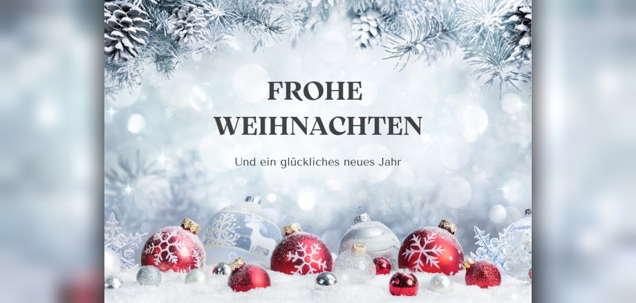 Weiß Rot Weihnachtlich Frohe Weihnachten Grußkarte - 1 Weiß Rot Weihnachtlich Frohe Weihnachten Grußkarte - 1