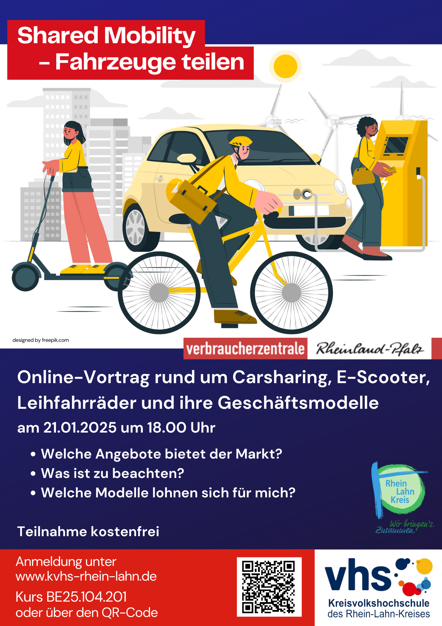 Online-Vortrag rund um Carsharing, E-Scooter, Leihfahrräder und ihre Geschäftsmodelle am 21.01.2025 um 18.00 Uhr - 1 Online-Vortrag rund um Carsharing, E-Scooter, Leihfahrräder und ihre Geschäftsmodelle am 21.01.2025 um 18.00 Uhr - 1
