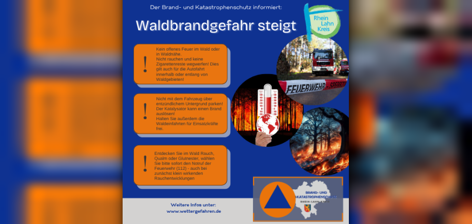 Waldbrandgefahr steigt - 1 Waldbrandgefahr steigt - 1