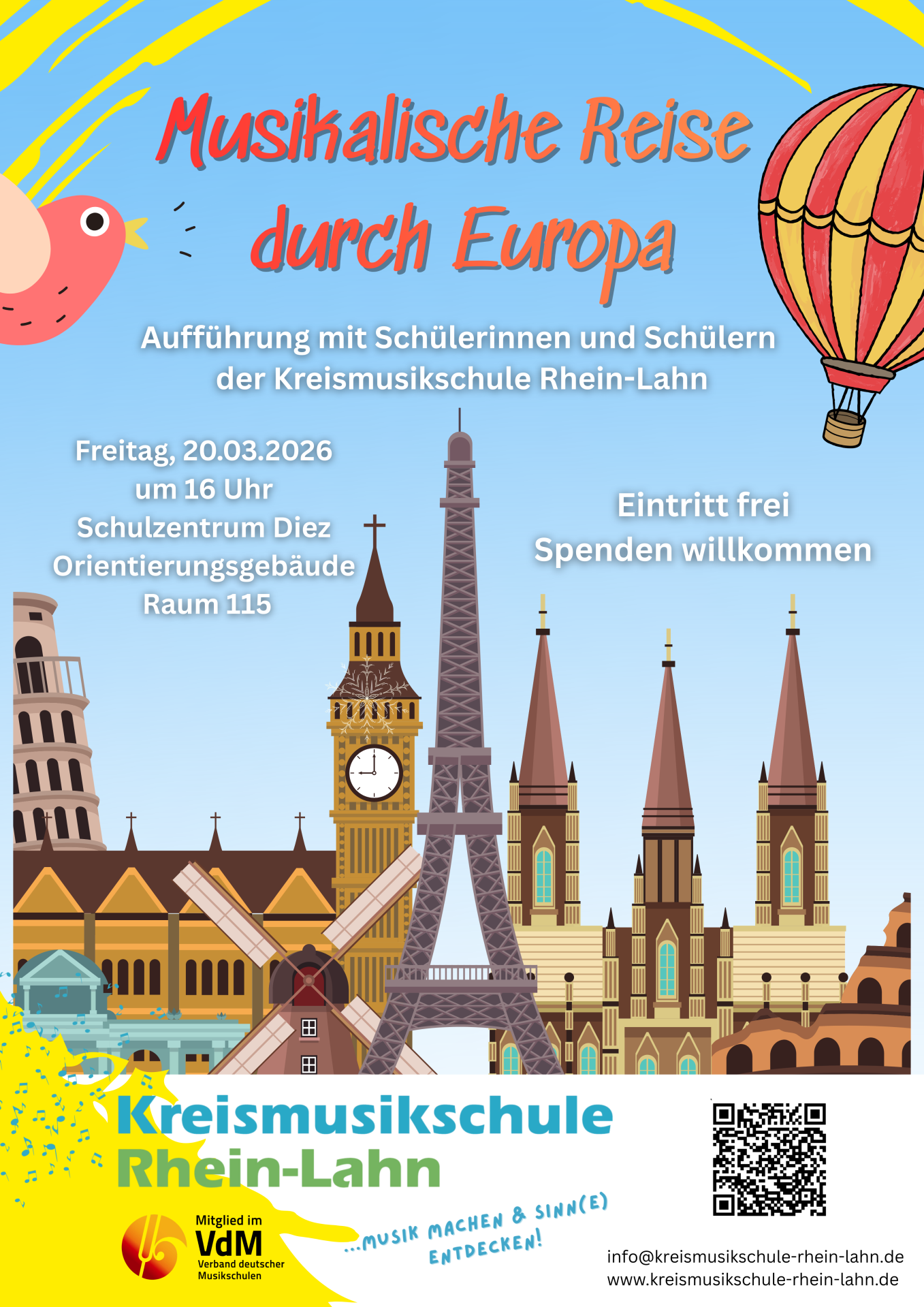 Konzert der Kreismusikschule Rhein-Lahn