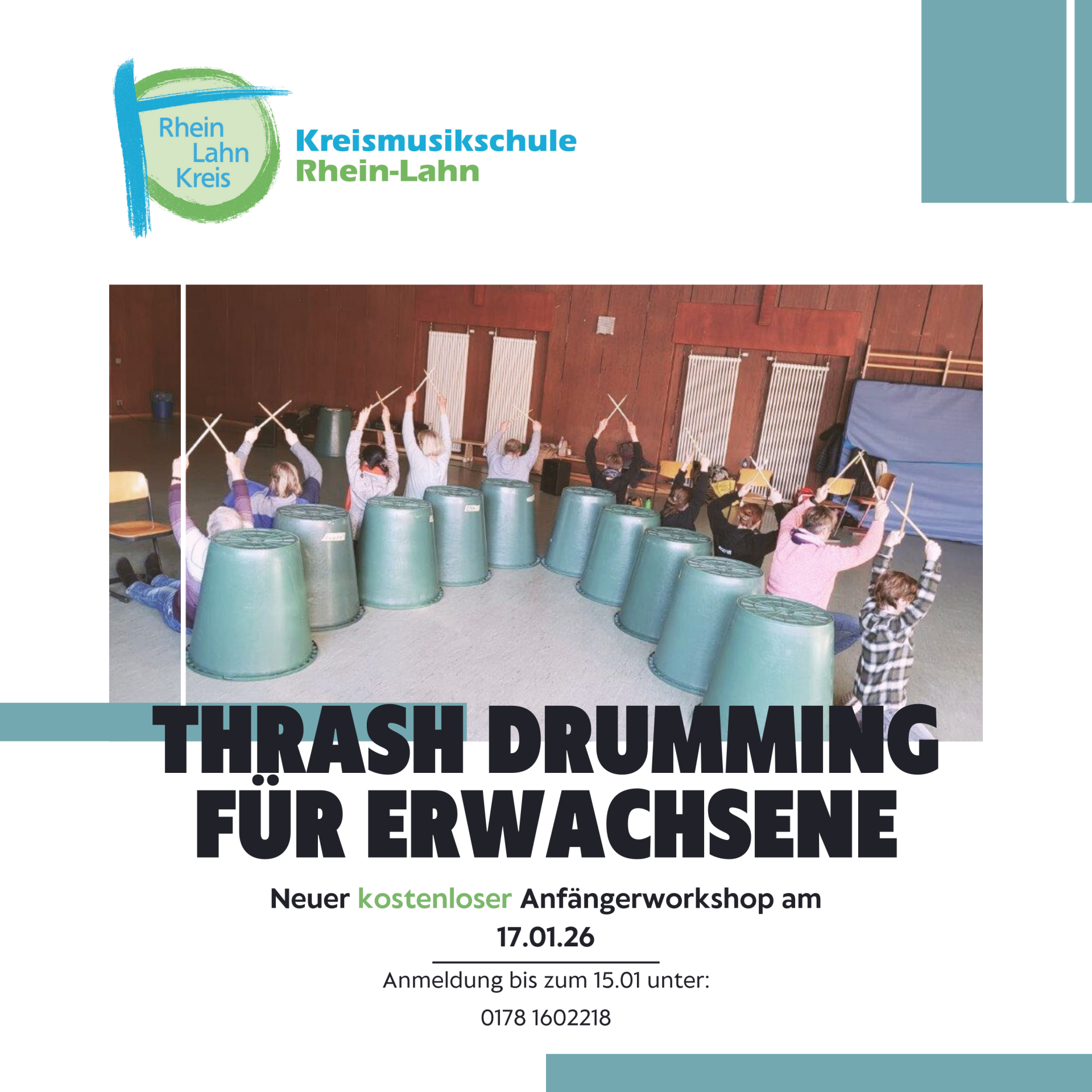 Trashdrumming für Erwachsene